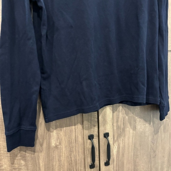 Lauren Ralph Lauren Medium Turtleneck Navy Blue Crest Logo - Picture 6 of 10
